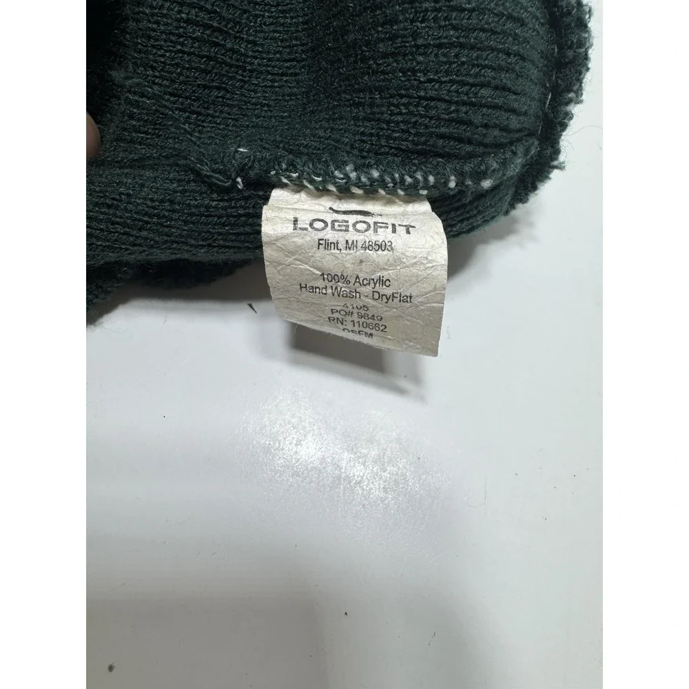MICHIGAN STATE‎ Spartans Men's Women Beanie Cap Hood Green White